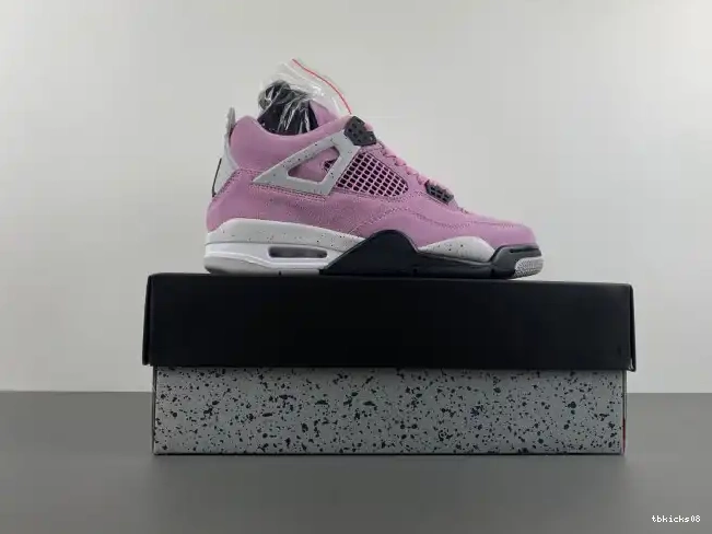 Reps TBkick AQ9129-501 Jordan WMNS Air 4 Orchid 0616